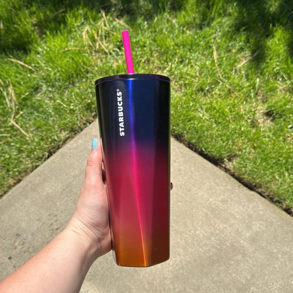 maroon gradient 2022 summer release Starbucks Tumbler